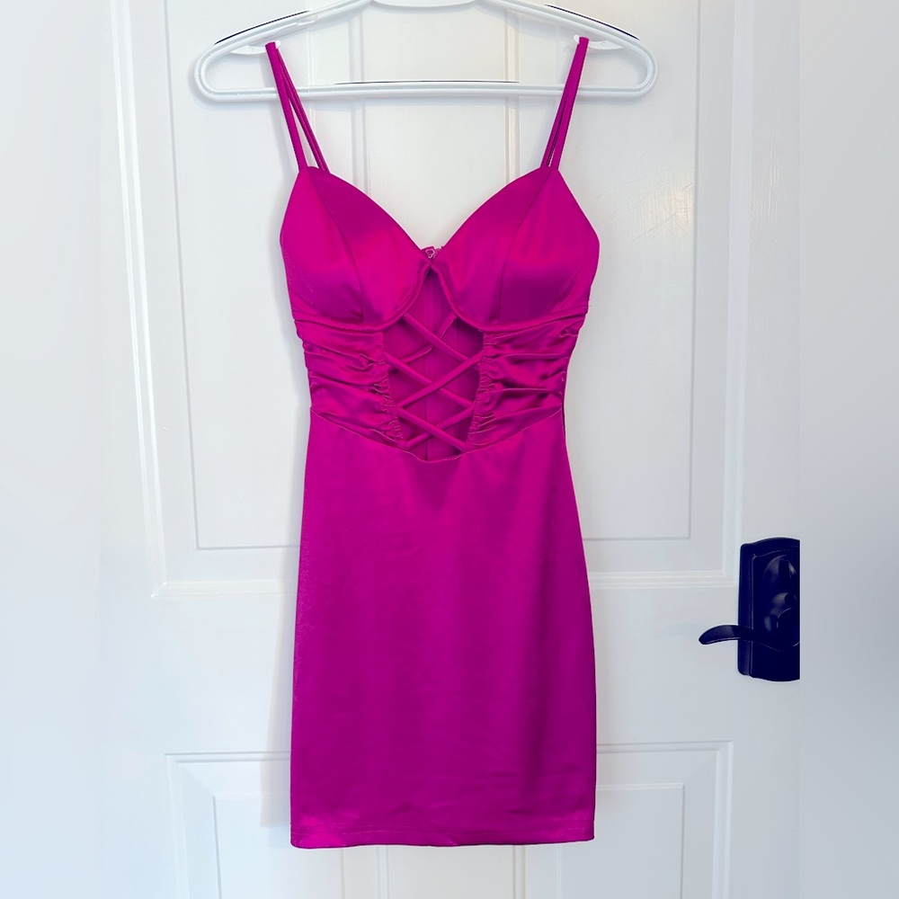 Windsor Homecoming Dress, XS, pink, worn once (like new)